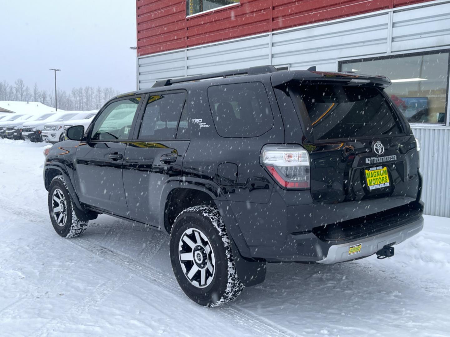 2023 Black /black Toyota 4Runner TRD Off Road (JTEPU5JR7P6) with an 4.0 6 Cylinder engine, 5 speed automatic transmission, located at 1960 Industrial Drive, Wasilla, 99654, (907) 274-2277, 61.573475, -149.400146 - Photo#2